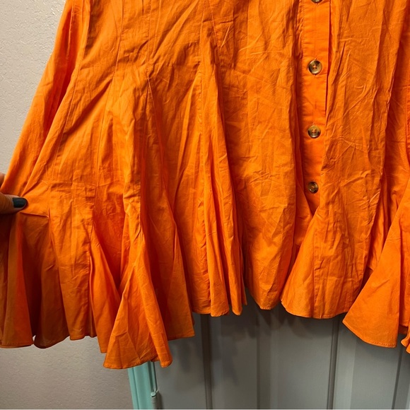 NWT Rhode Orange Emma Dress Size Medium - Picture 6 of 12